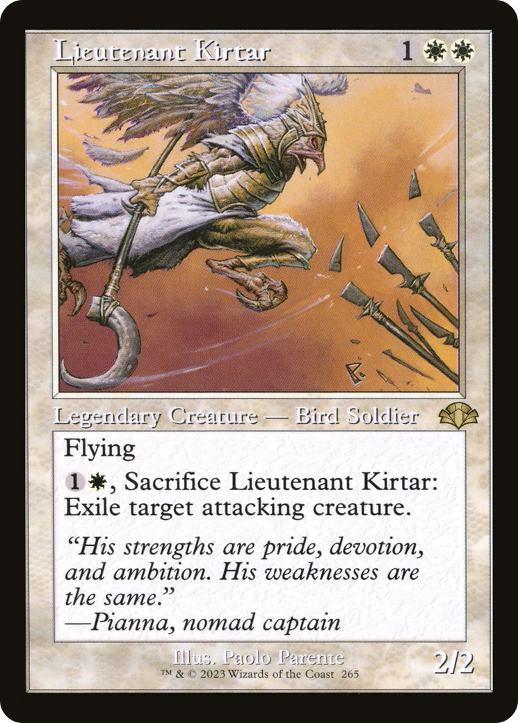 Lieutenant Kirtar (DMR-265) (Foil)