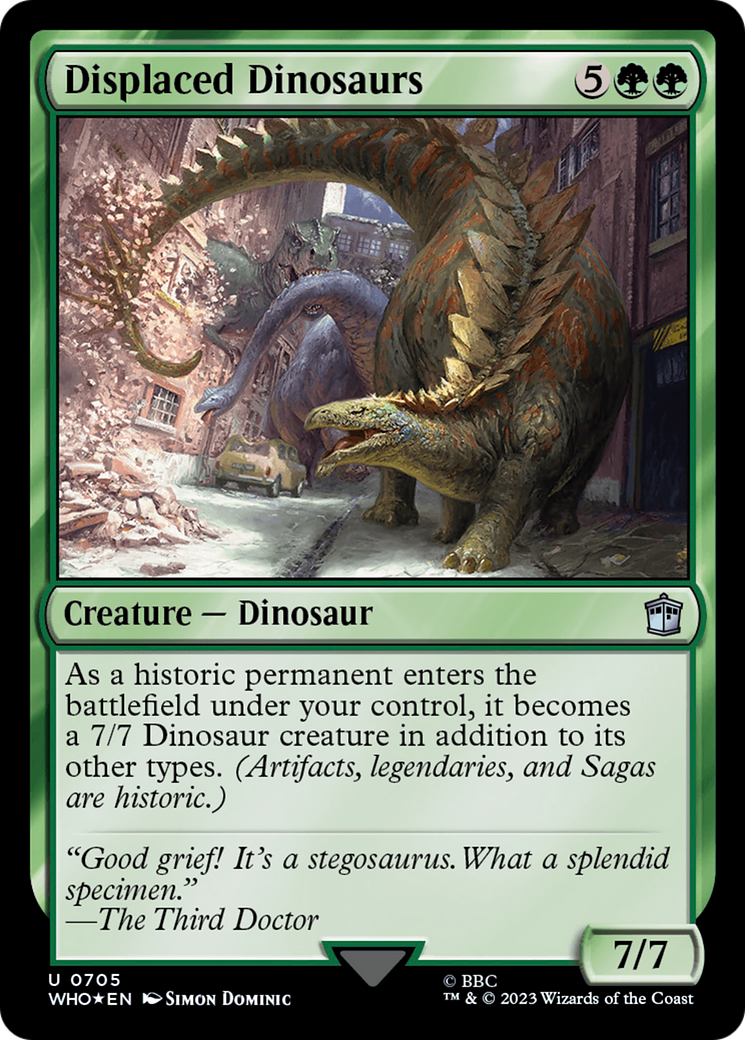 Displaced Dinosaurs (WHO-705) (Surge Foil)