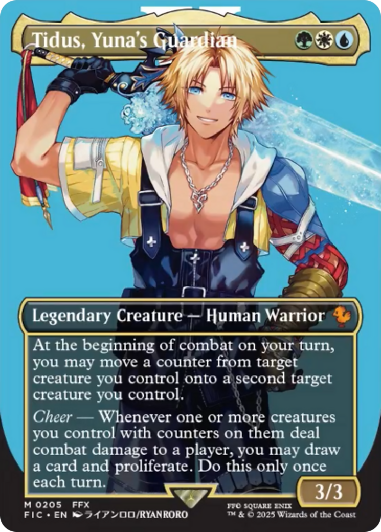 Tidus, Yuna's Guardian (FIC-205) (Borderless) (Foil)