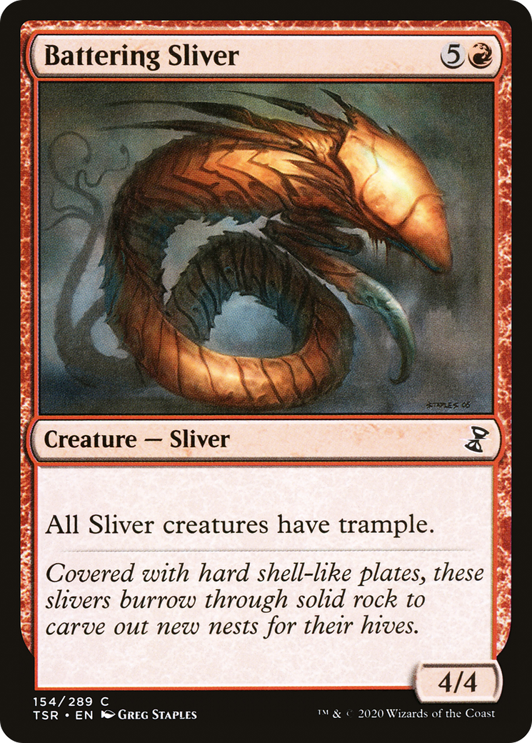 Battering Sliver (TSR-154) (Foil)