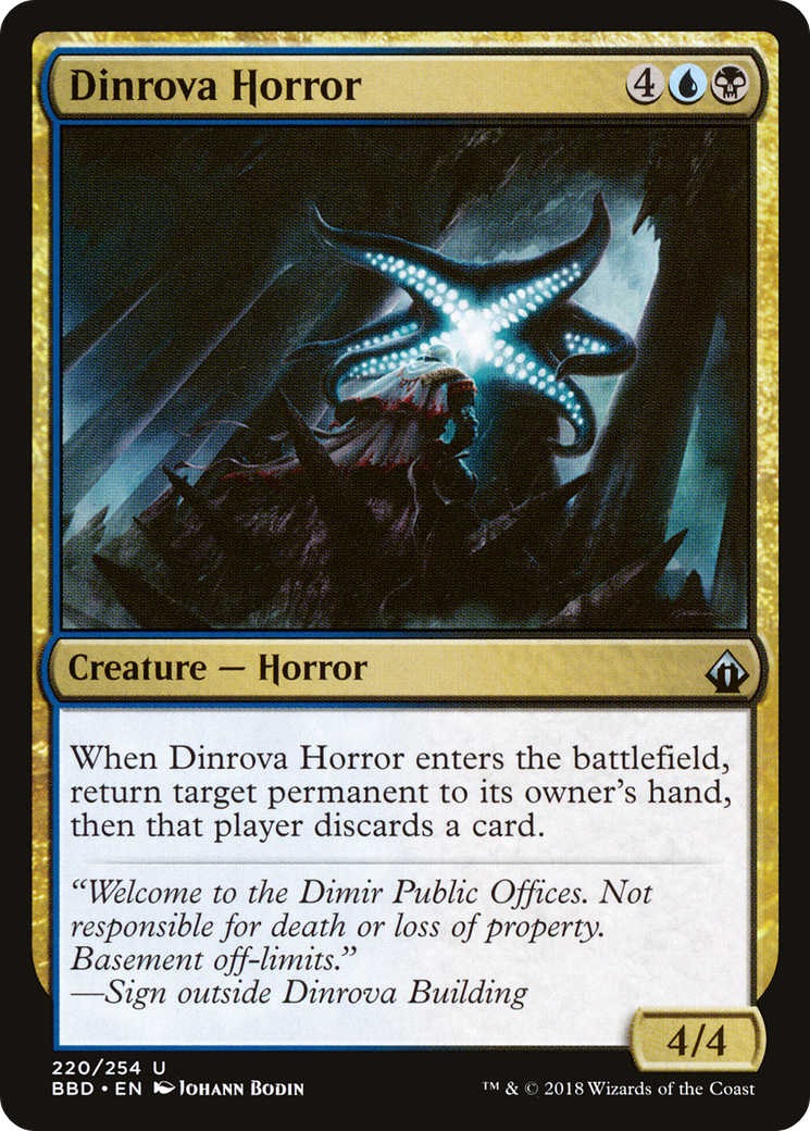 Dinrova Horror (BBD-220) (Foil)
