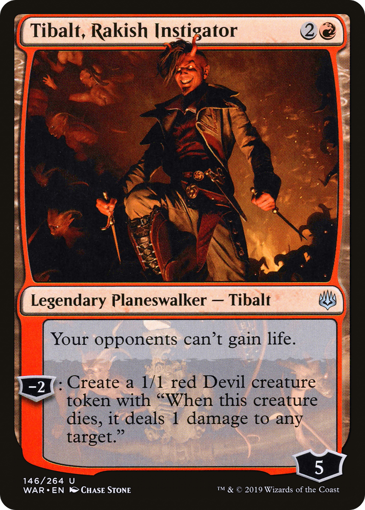 Tibalt, Rakish Instigator (WAR-146) (Foil)