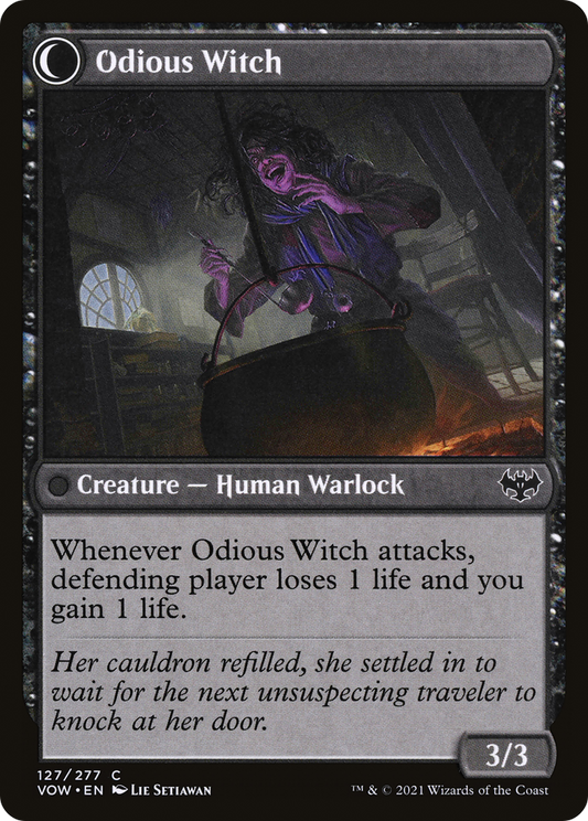 Ragged Recluse // Odious Witch (VOW-127) (Foil)