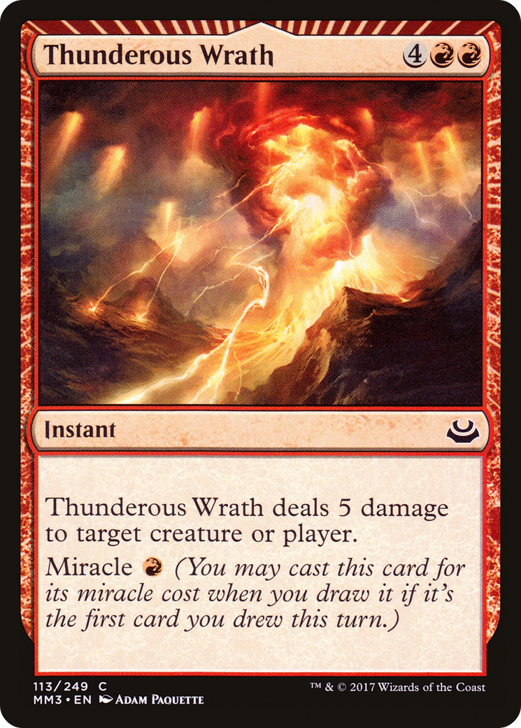 Thunderous Wrath (MM3-113) (Foil)