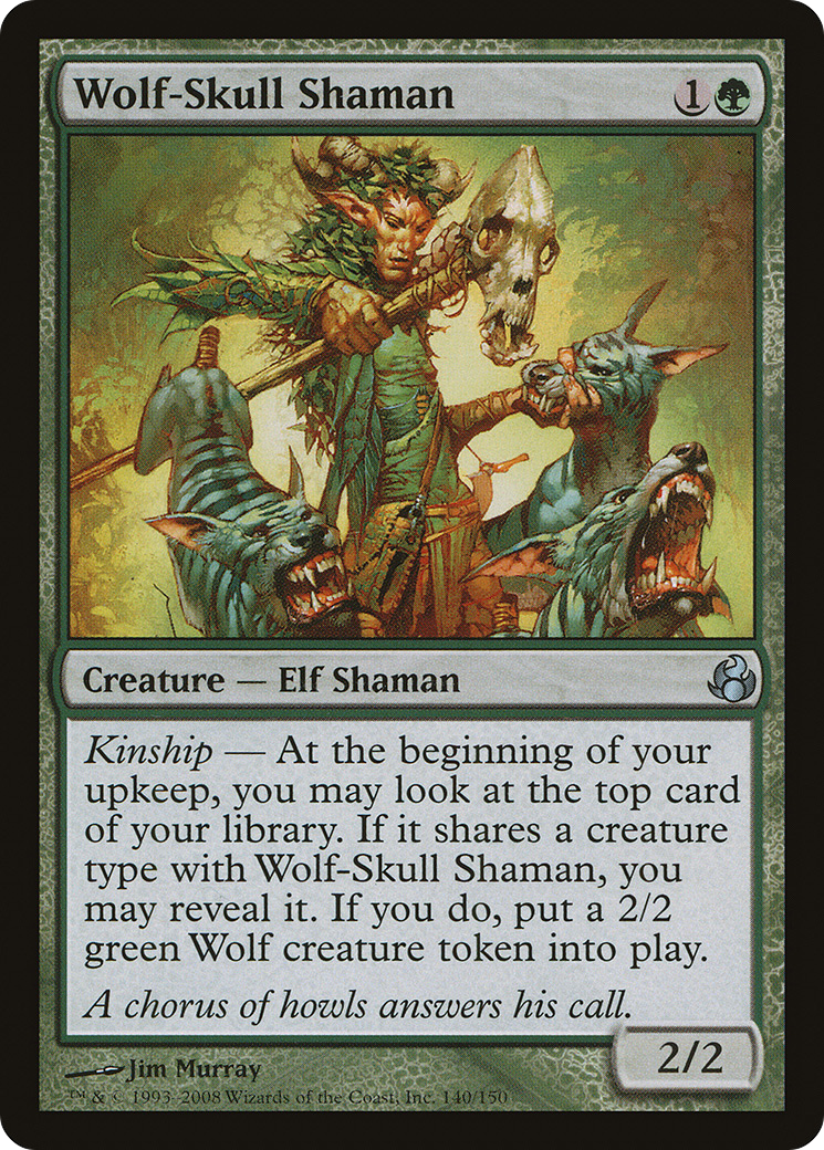 Wolf-Skull Shaman (MOR-140) (Foil)