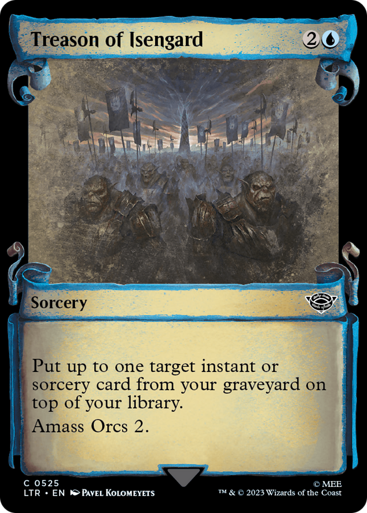 Treason of Isengard (LTR-525) (Showcase) (Scroll)