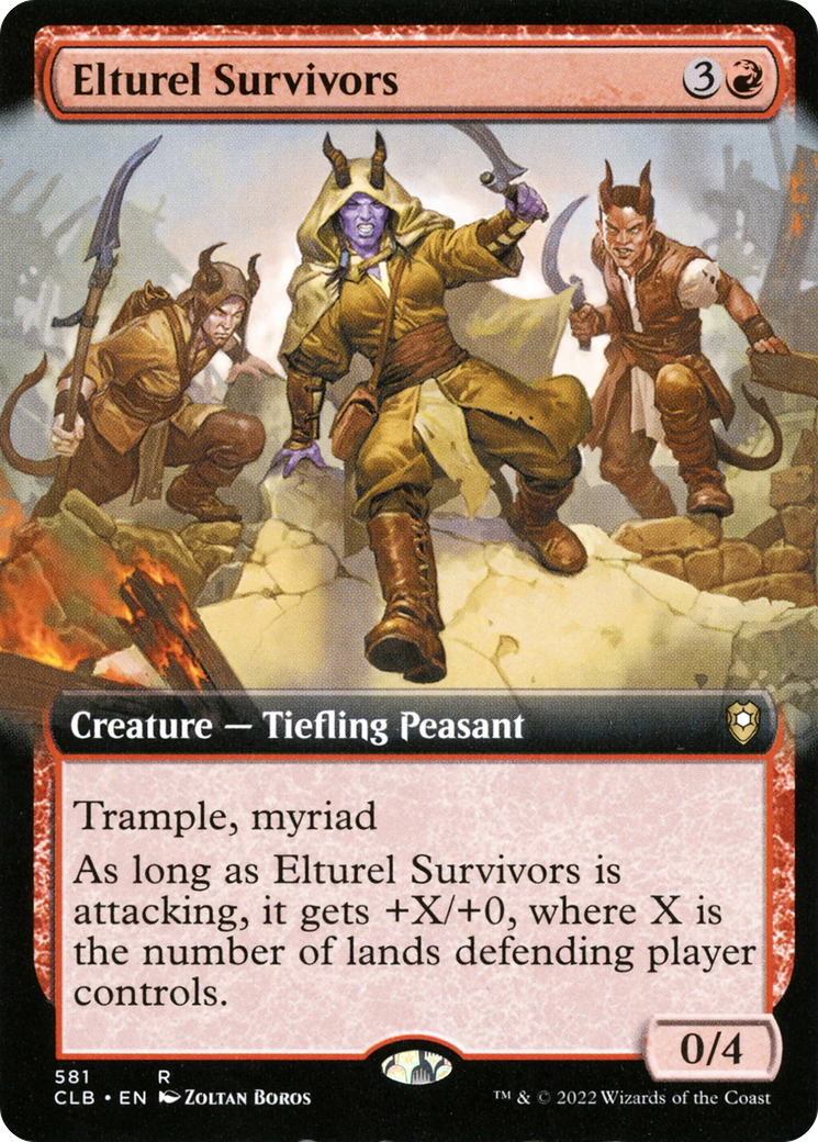 Elturel Survivors (CLB-581) (Extended Art)