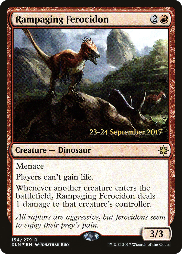 Rampaging Ferocidon (PRE-154S) (Foil)