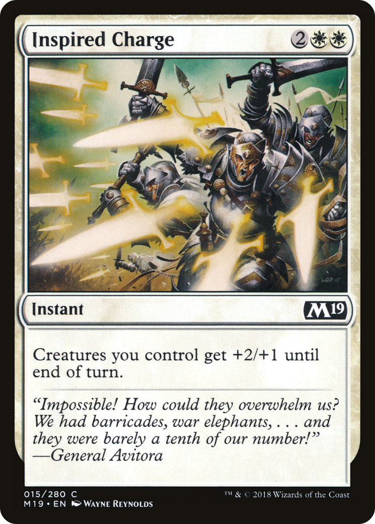 Inspired Charge (M19-015) (Foil)