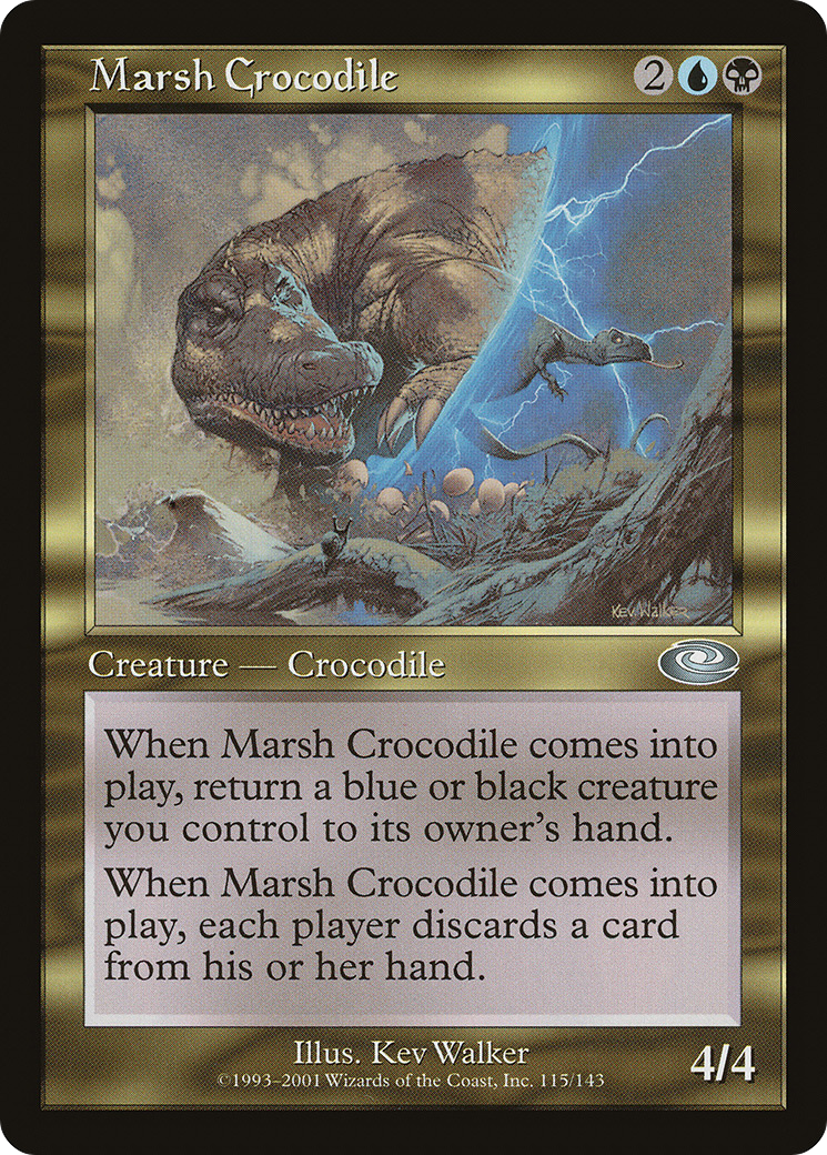 Marsh Crocodile (PLS-115) (Foil)