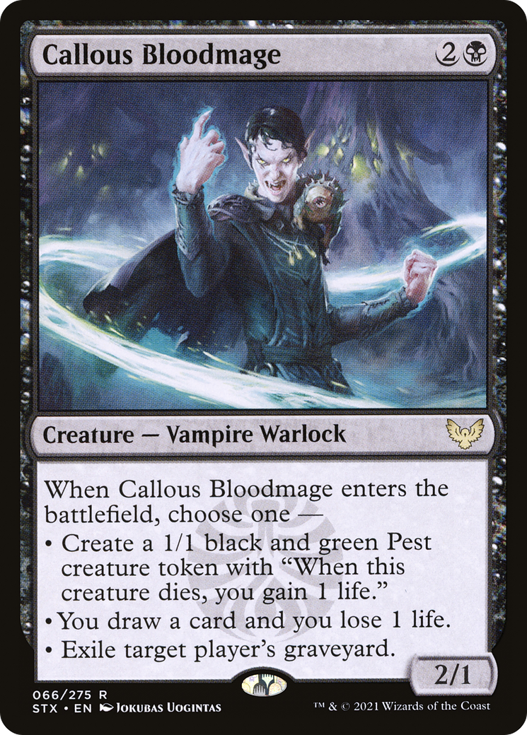 Callous Bloodmage (STX-066) (Foil)