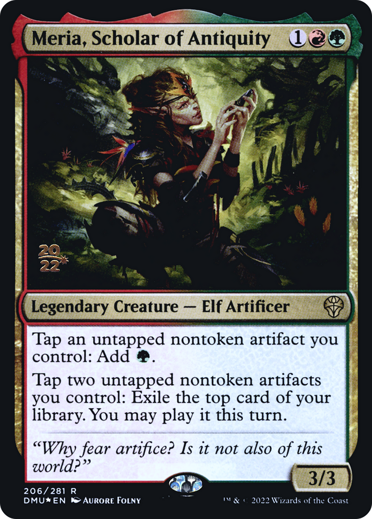 Meria, Scholar of Antiquity (PRE-206S) (Foil)