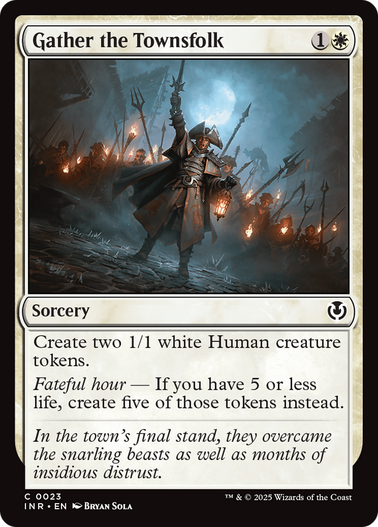 Gather the Townsfolk (INR-023) (Foil)