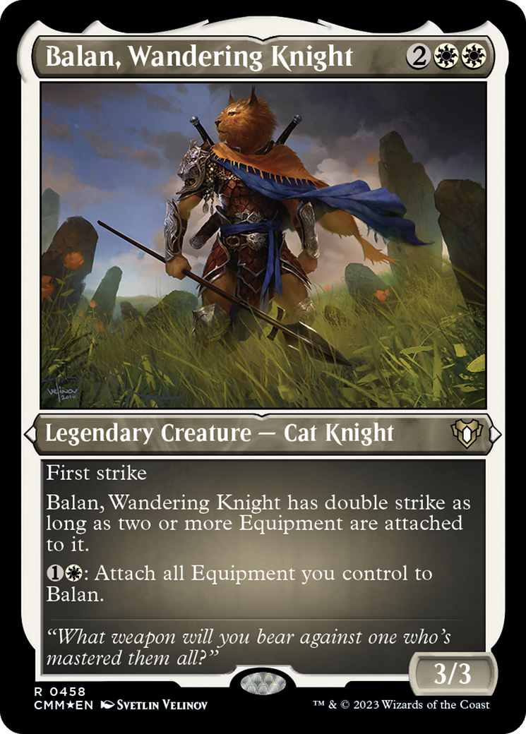 Balan, Wandering Knight (CMM-458) (Etched Foil)