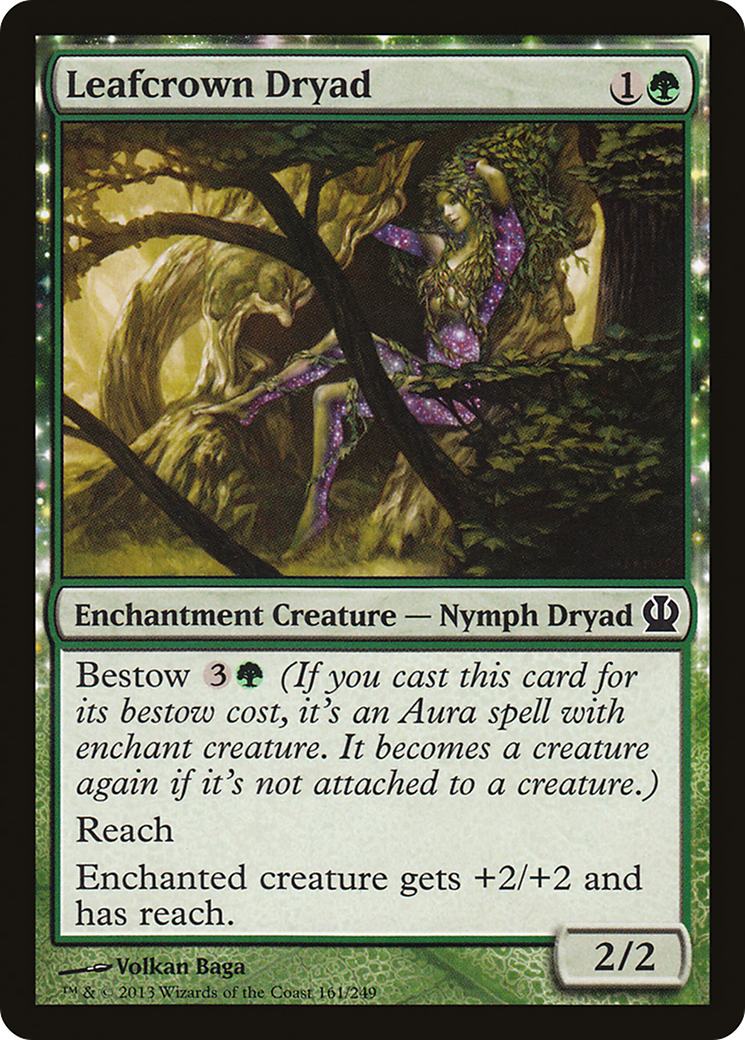 Leafcrown Dryad (THS-161) (Foil)