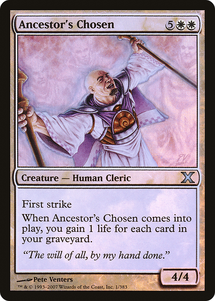 Ancestor's Chosen (10E-01★) (Foil)