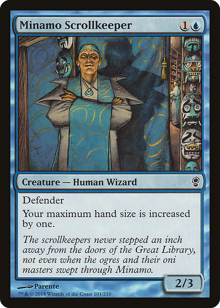 Minamo Scrollkeeper (CNS-101) (Foil)