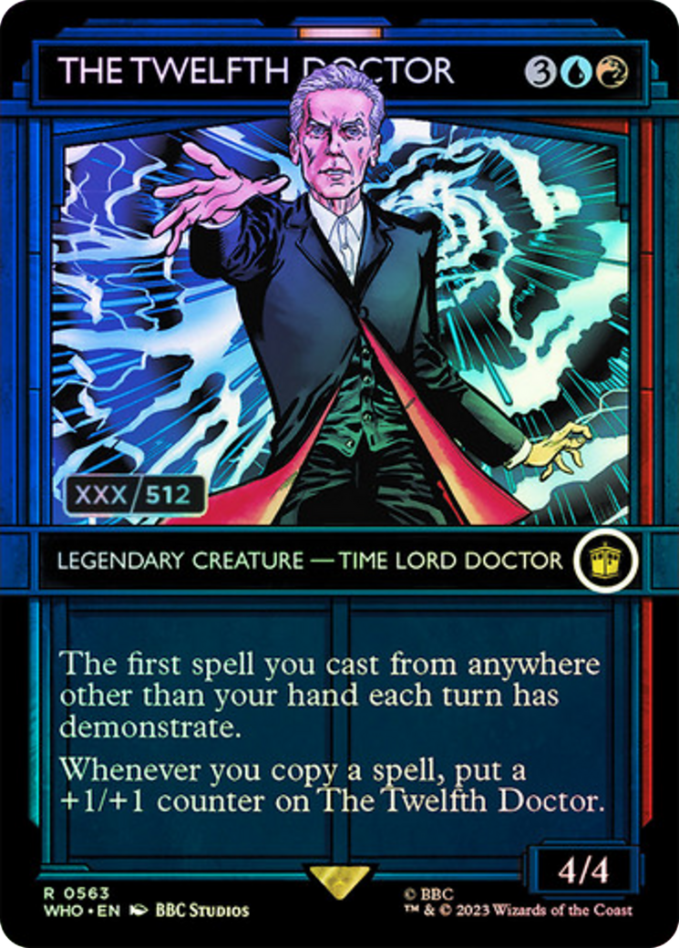 The Twelfth Doctor (WHO-563Z) (Showcase) (Borderless) (Foil) (Serialized)