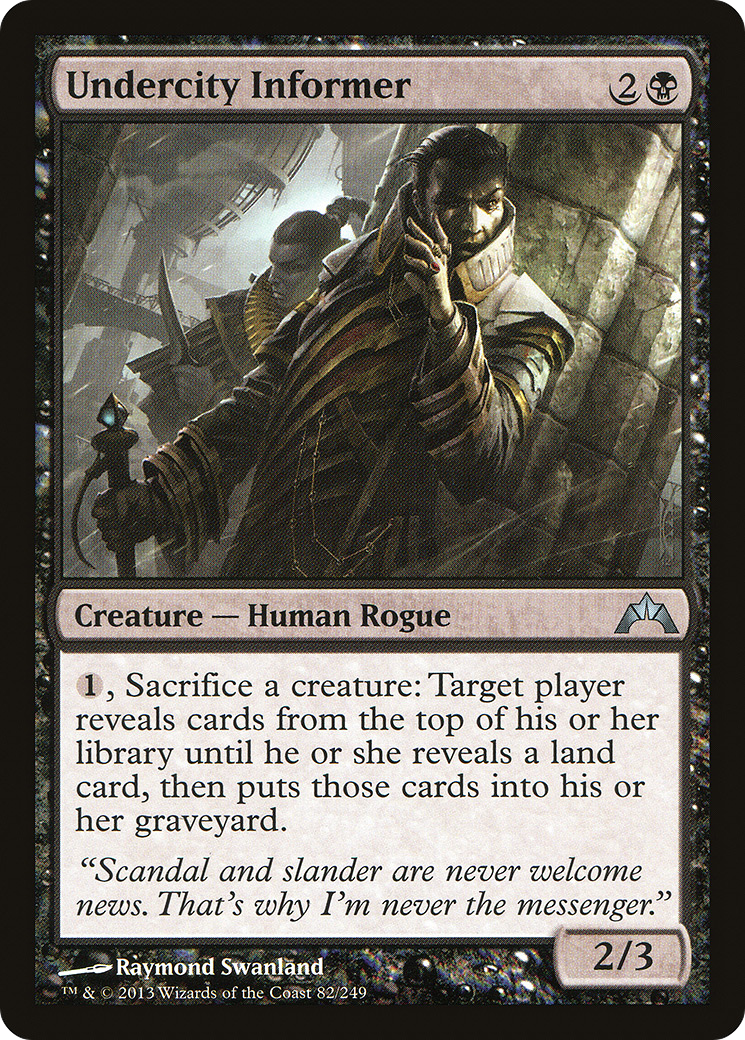 Undercity Informer (GTC-082) (Foil)