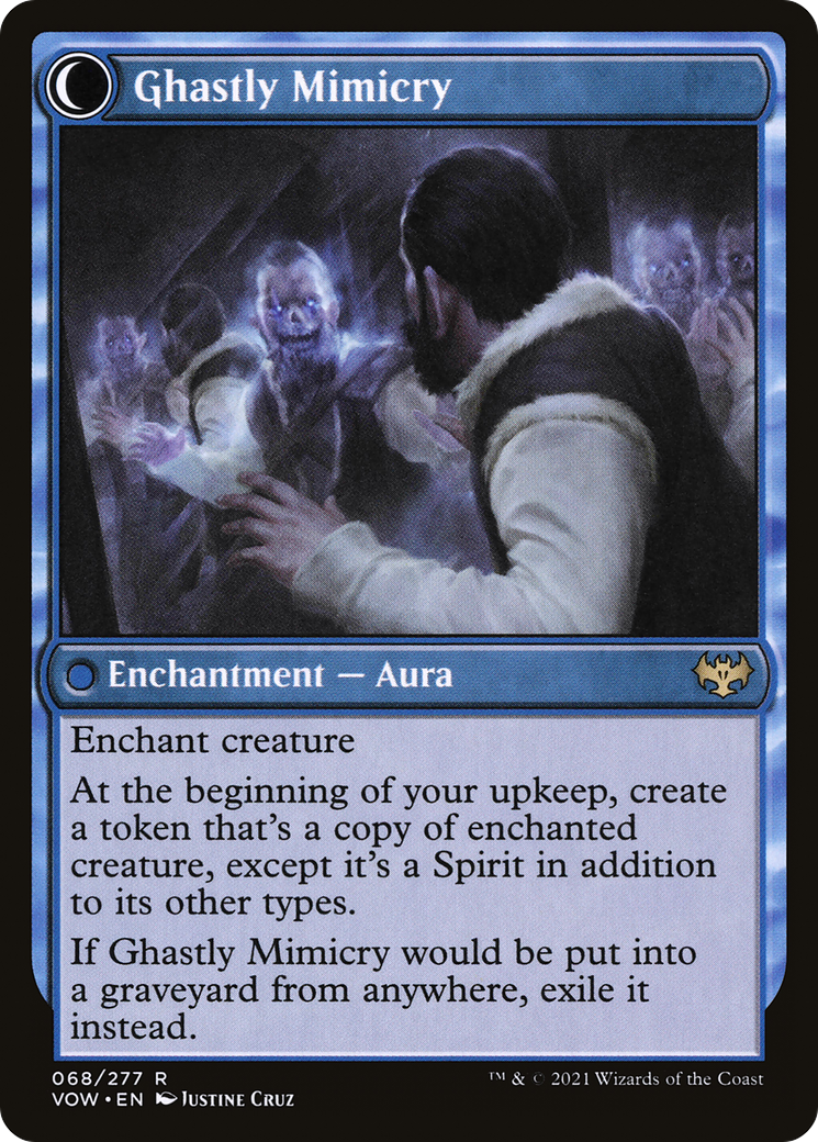 Mirrorhall Mimic // Ghastly Mimicry (VOW-068) (Foil)