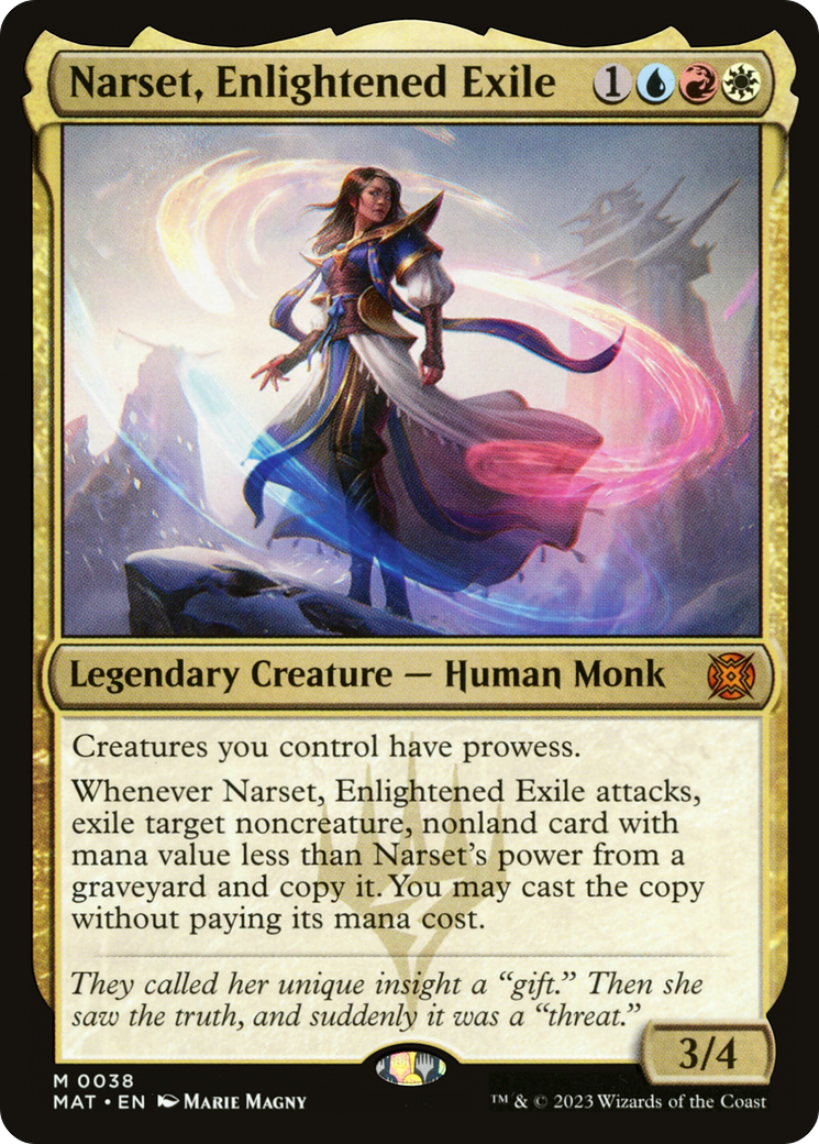 Narset, Enlightened Exile (MAT-038) (Foil)