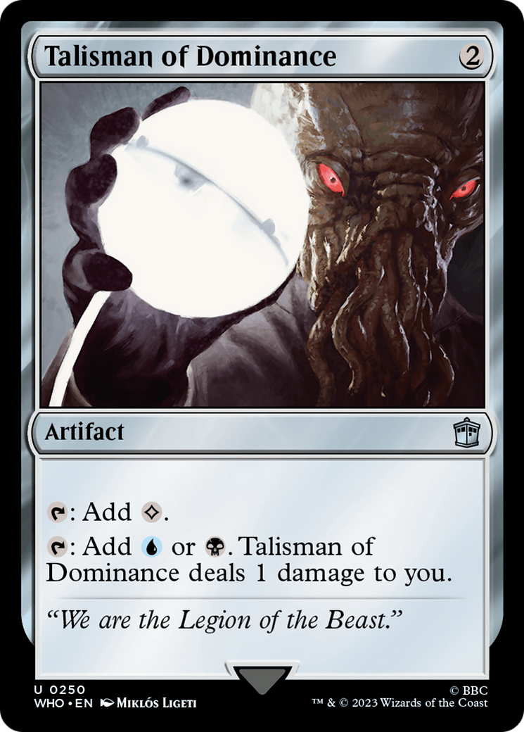 Talisman of Dominance (WHO-250) (Foil)