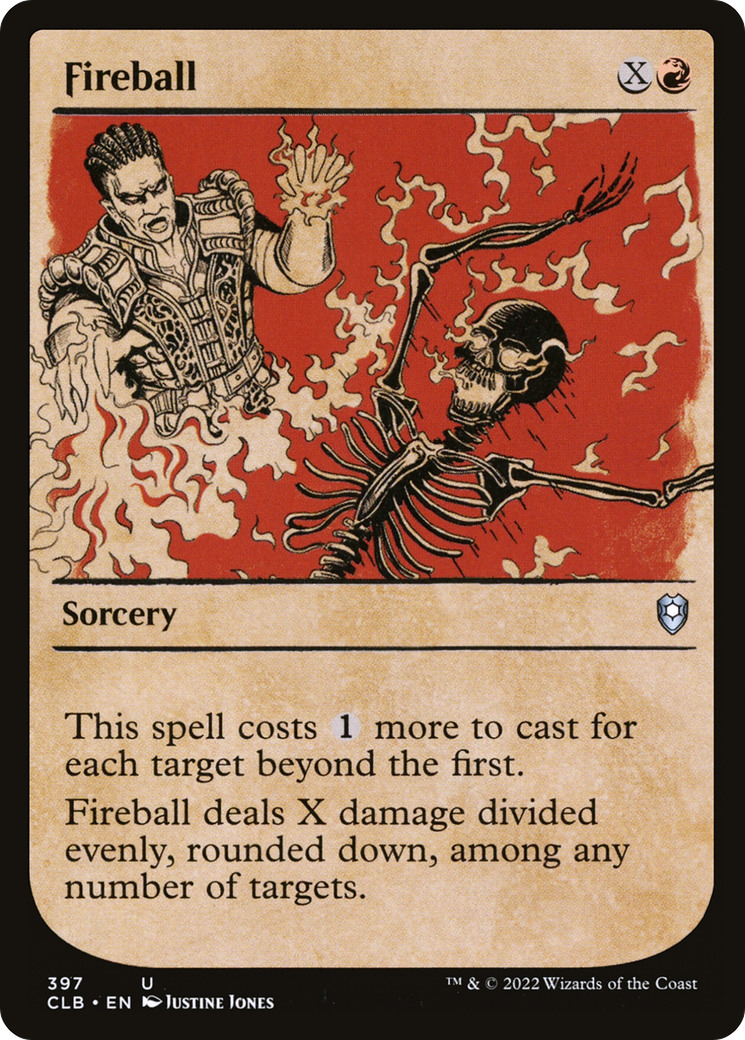 Fireball (CLB-397) (Showcase) (Foil)