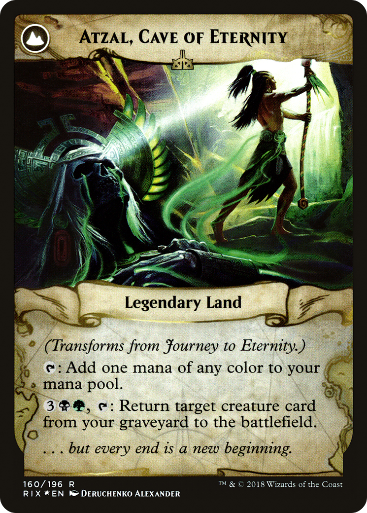 Journey to Eternity // Atzal, Cave of Eternity (PRE-160S) (Foil)
