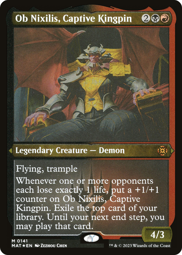 Ob Nixilis, Captive Kingpin (MAT-141) (Etched Foil)