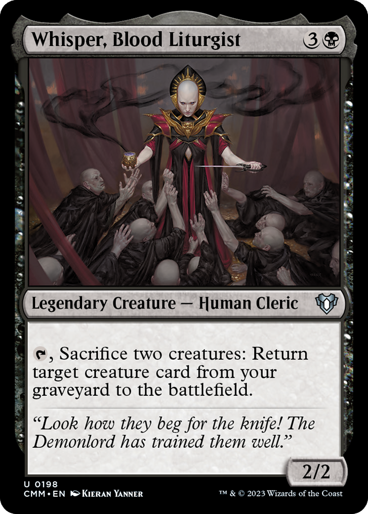Whisper, Blood Liturgist (CMM-198) (Foil)