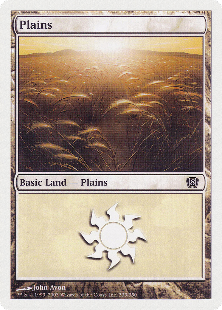 Plains (333) (8ED-333★) (Foil)