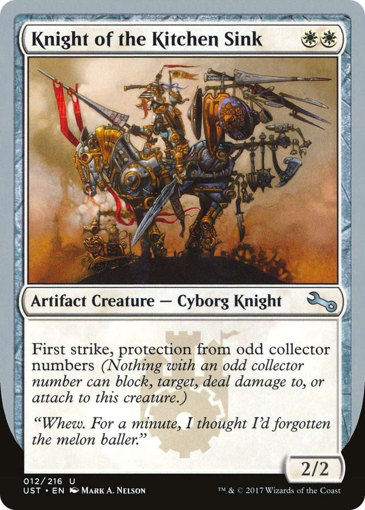 Knight of the Kitchen Sink (UST-12D) (Foil)