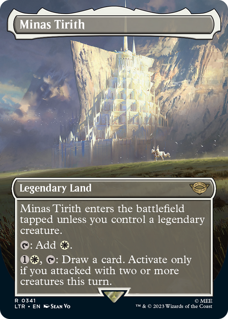 Minas Tirith (LTR-341) (Borderless) (Foil)
