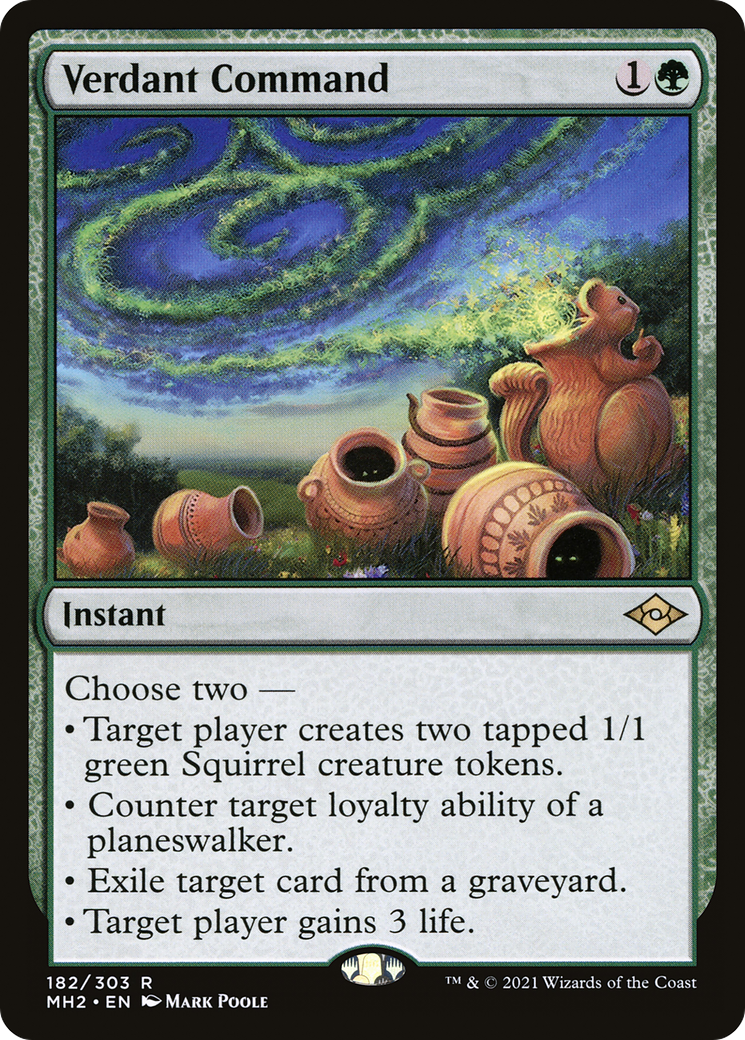 Verdant Command (MH2-182) (Foil)