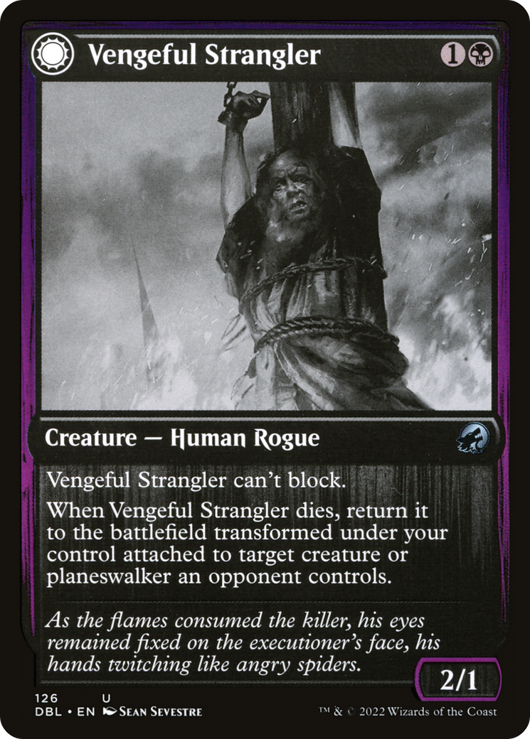 Vengeful Strangler // Strangling Grasp (DBL-126) (Foil)