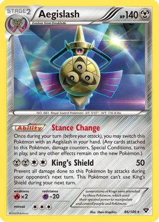 Aegislash (86) (XY-) (Reverse Holofoil)