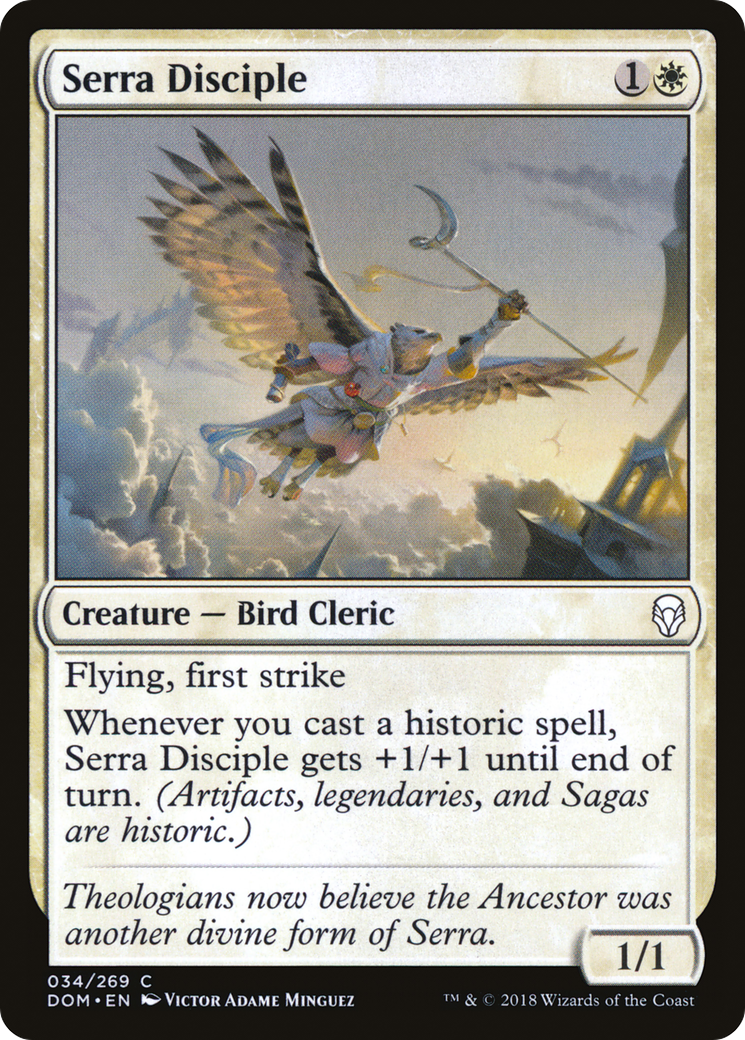 Serra Disciple (DOM-034) (Foil)