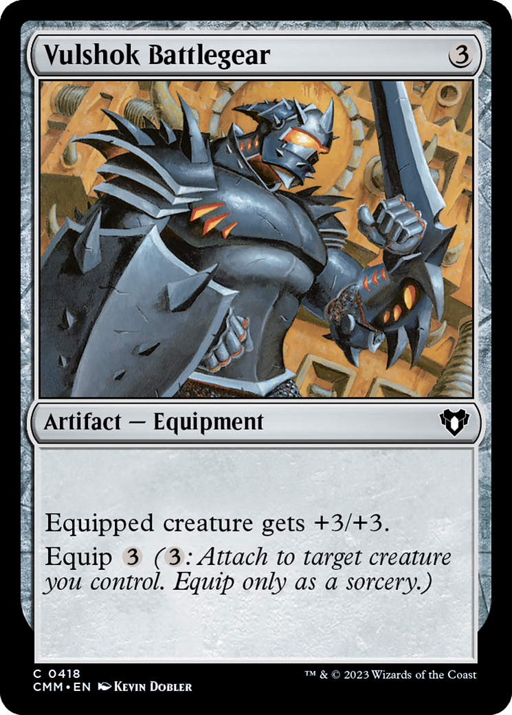 Vulshok Battlegear (CMM-418) (Foil)