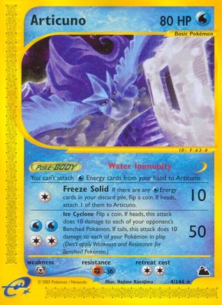 Articuno (4) (SK-004) (Reverse Holofoil)
