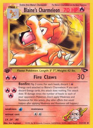 Blaine's Charmeleon (G2-031) (Unlimited)