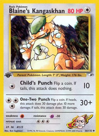 Blaine's Kangaskhan (G1-036) (Unlimited)