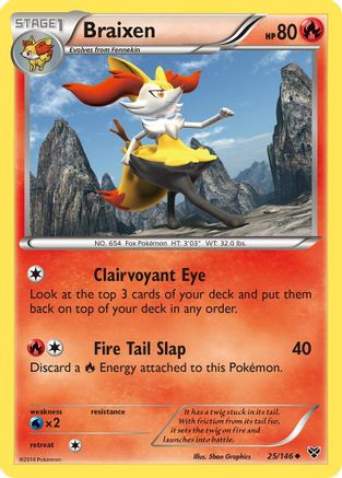 Braixen (XY-) (Reverse Holofoil)