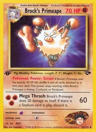 Brock's Primeape (G2-035) (Unlimited)