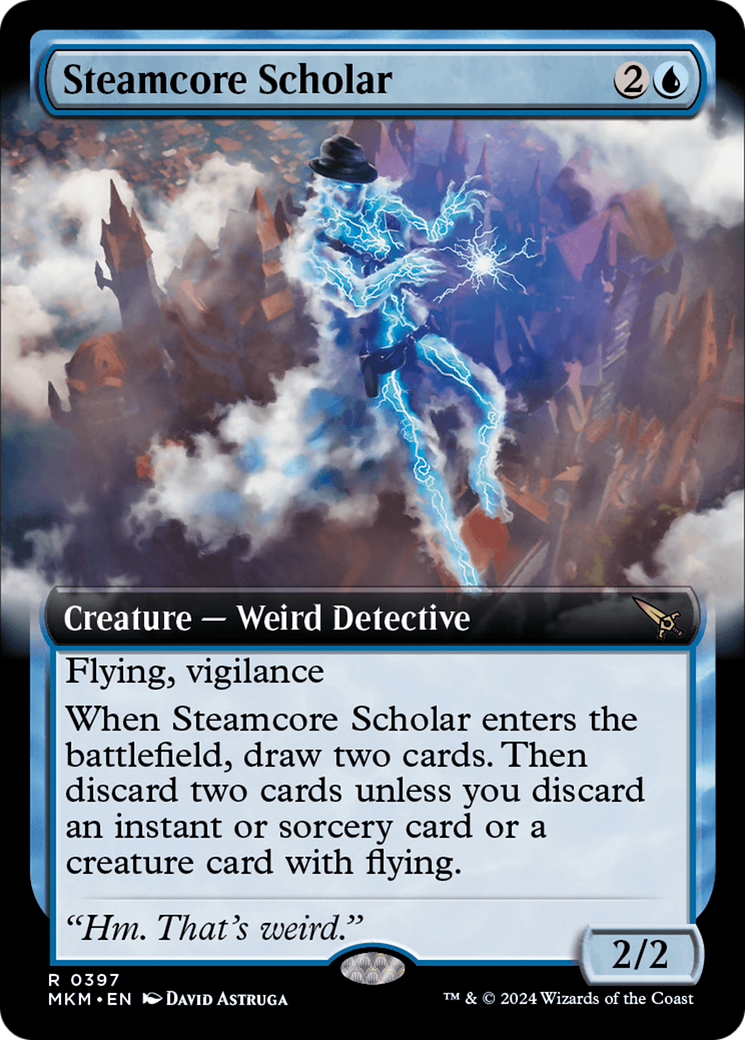 Steamcore Scholar (MKM-397) (Extended Art) (Foil)