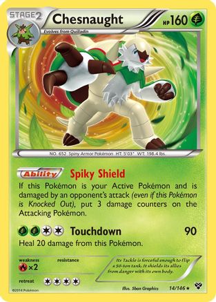 Chesnaught (XY-014) (Reverse Holofoil)