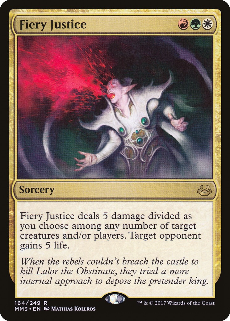 Fiery Justice (MM3-164) (Foil)