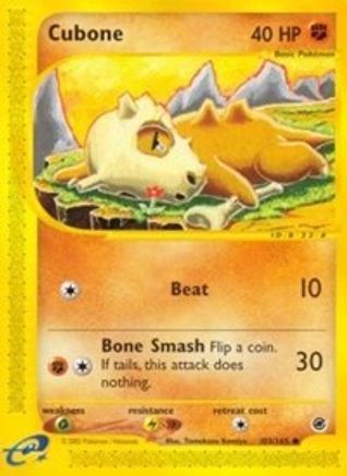 Cubone (EX-103) (Reverse Holofoil)