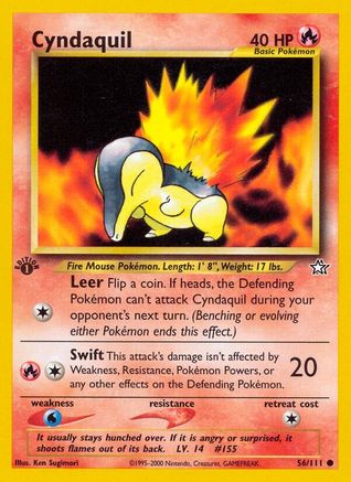 Cyndaquil (56) (N1-056) (1st Edition)