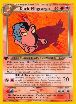 Dark Magcargo (N4-018) (Unlimited)