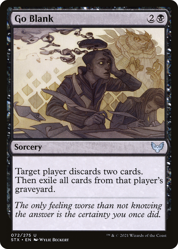 Go Blank (STX-072) (Foil)